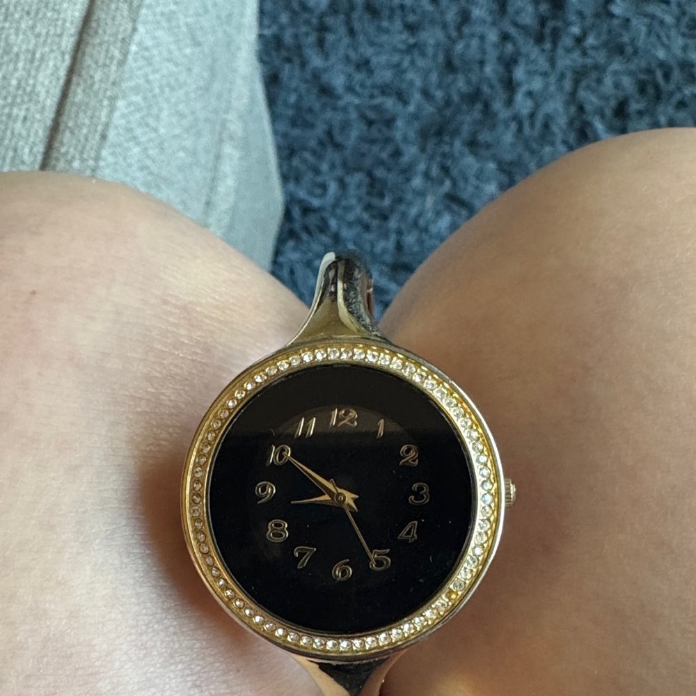Chico's Gold and Silver Bangle Watch